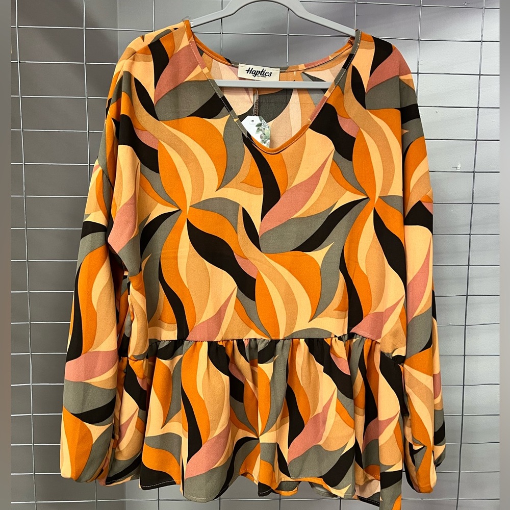 Flowy Peplum Top